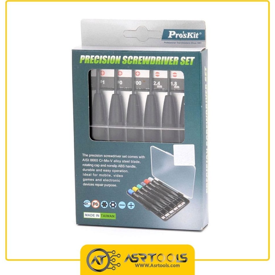 ست پیچ گوشتی پروسکیت مدل 8PK-2061 مجموعه ۶ عددی