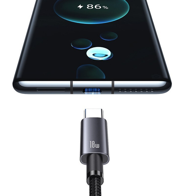 کابل شارژ USB-A به USB-C یوسمز مدل SJ663 طول 1.2 متر