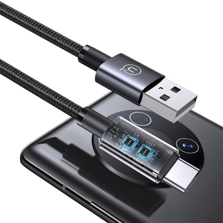کابل شارژ USB-A به USB-C یوسمز مدل SJ663 طول 1.2 متر
