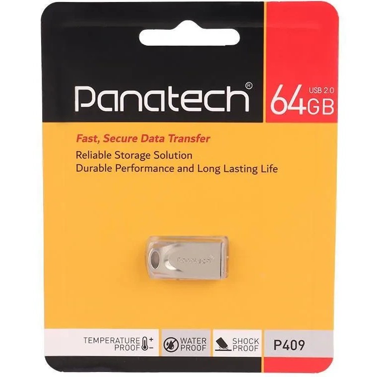 فلش مموری پاناتک مدل P409 ظرفیت ۶۴ گیگابایت USB 2.0