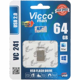فلش ویکومن نقره ای 16 گیگ USB2 مدل 241S